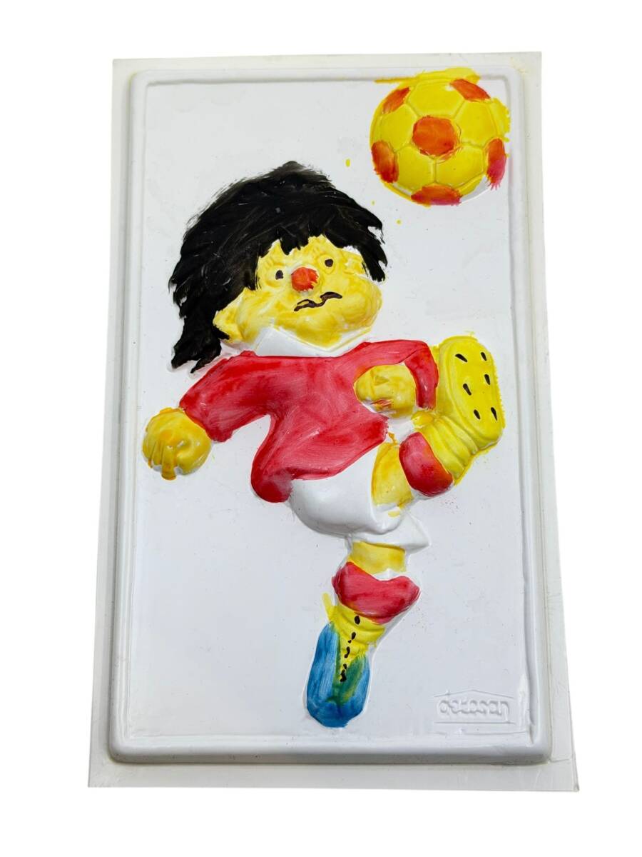 1980's Futbolcu Çocuk Figürlü Plâstik Alçı Kalıbı AOB5230 - 3