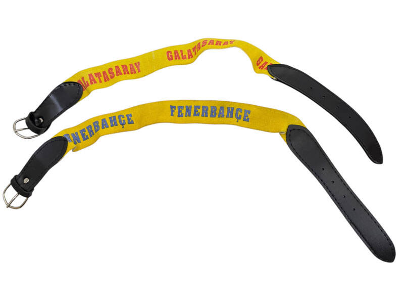 1980's Galatasaray&Fenerbahçe Lastikli Çocuk Bel Kemeri Lot AOB5471 - 1