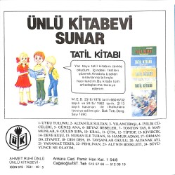 1980's Hamur Adam Tatil Kitabı NDR101870 - 3