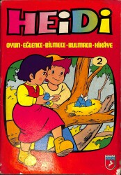 1980's Heidi Oyun - Eğlence - Bilmece - Bulmaca - Hikaye Kitabı 2 NDR101846 - Gökçekoleksiyon