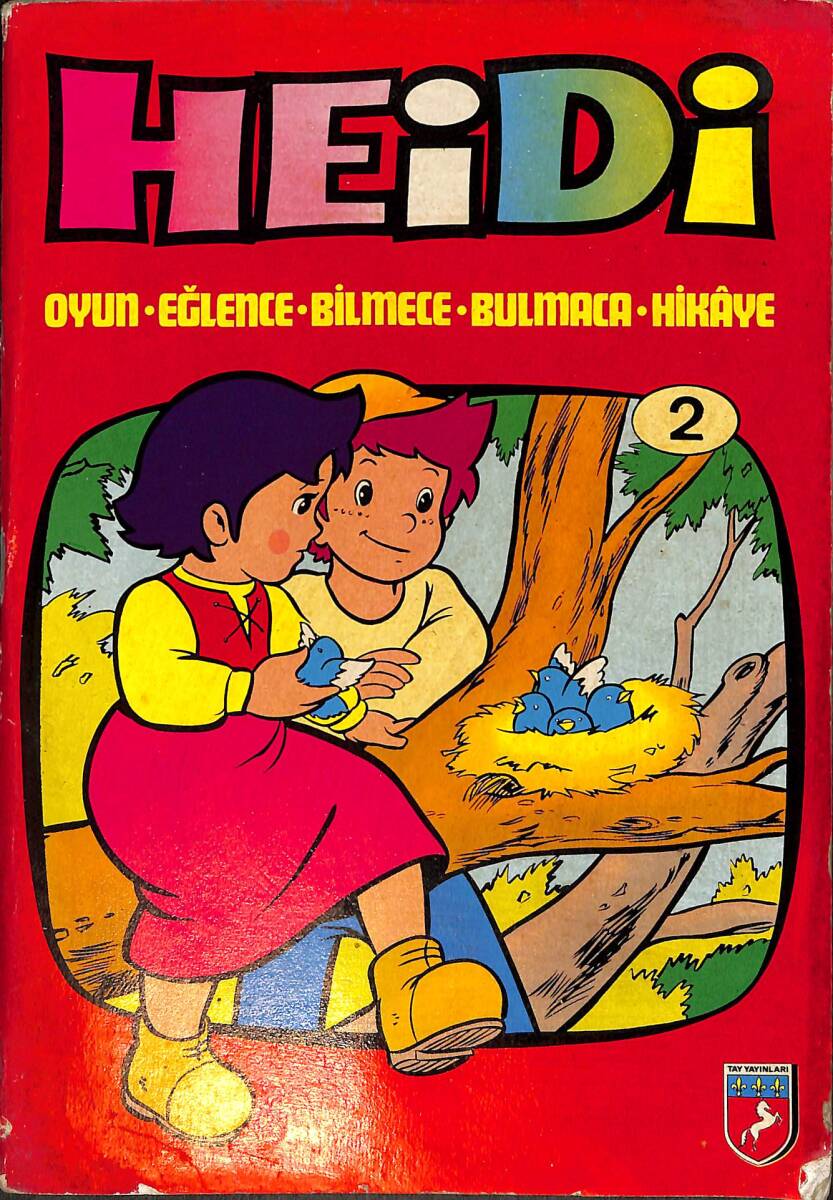 1980's Heidi Oyun - Eğlence - Bilmece - Bulmaca - Hikaye Kitabı 2 NDR101846 - 1