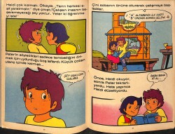 1980's Heidi Oyun - Eğlence - Bilmece - Bulmaca - Hikaye Kitabı 3 NDR102489 - 2
