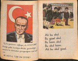 1980's İlkokul 1.Sınıf Alfabe Kitabı NDR101094 - 2