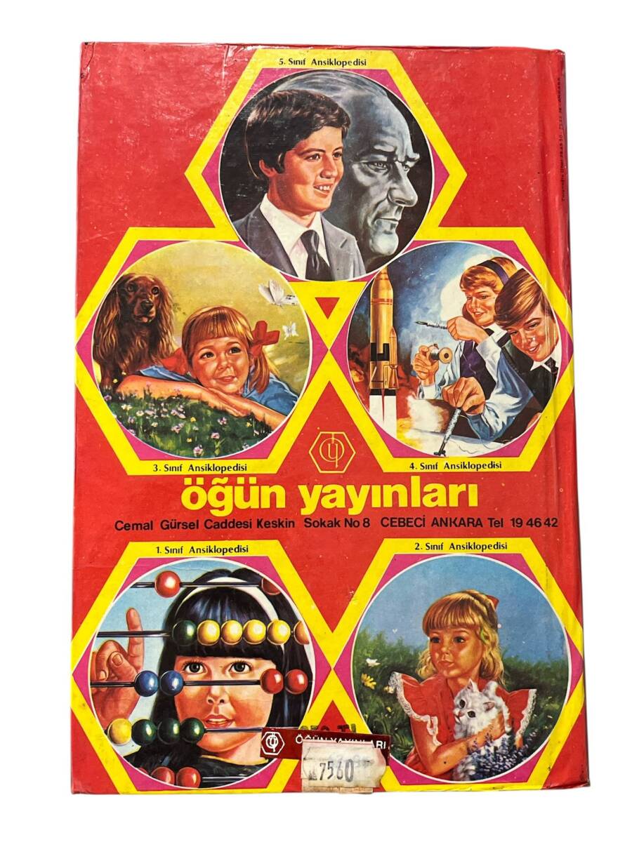 1980's İlkokul 1.Sınıf Ansiklopedisi NDR99657 - 3