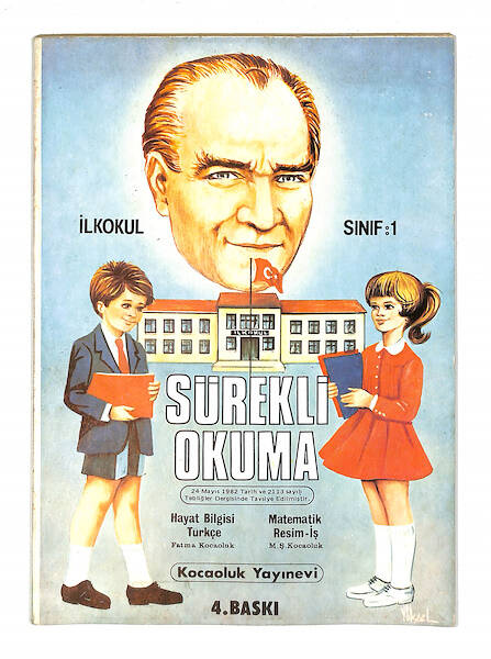 1980's İlkokul 1.Sınıf Sürekli Okuma Kitabı NDR99845 - 1