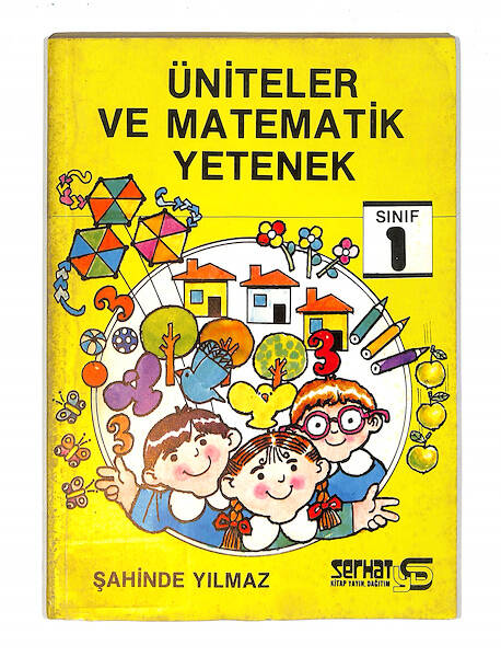 1980's İlkokul 1.Sınıf Üniteler Ve Matematik Yetenek Kitabı NDR99839 - 4