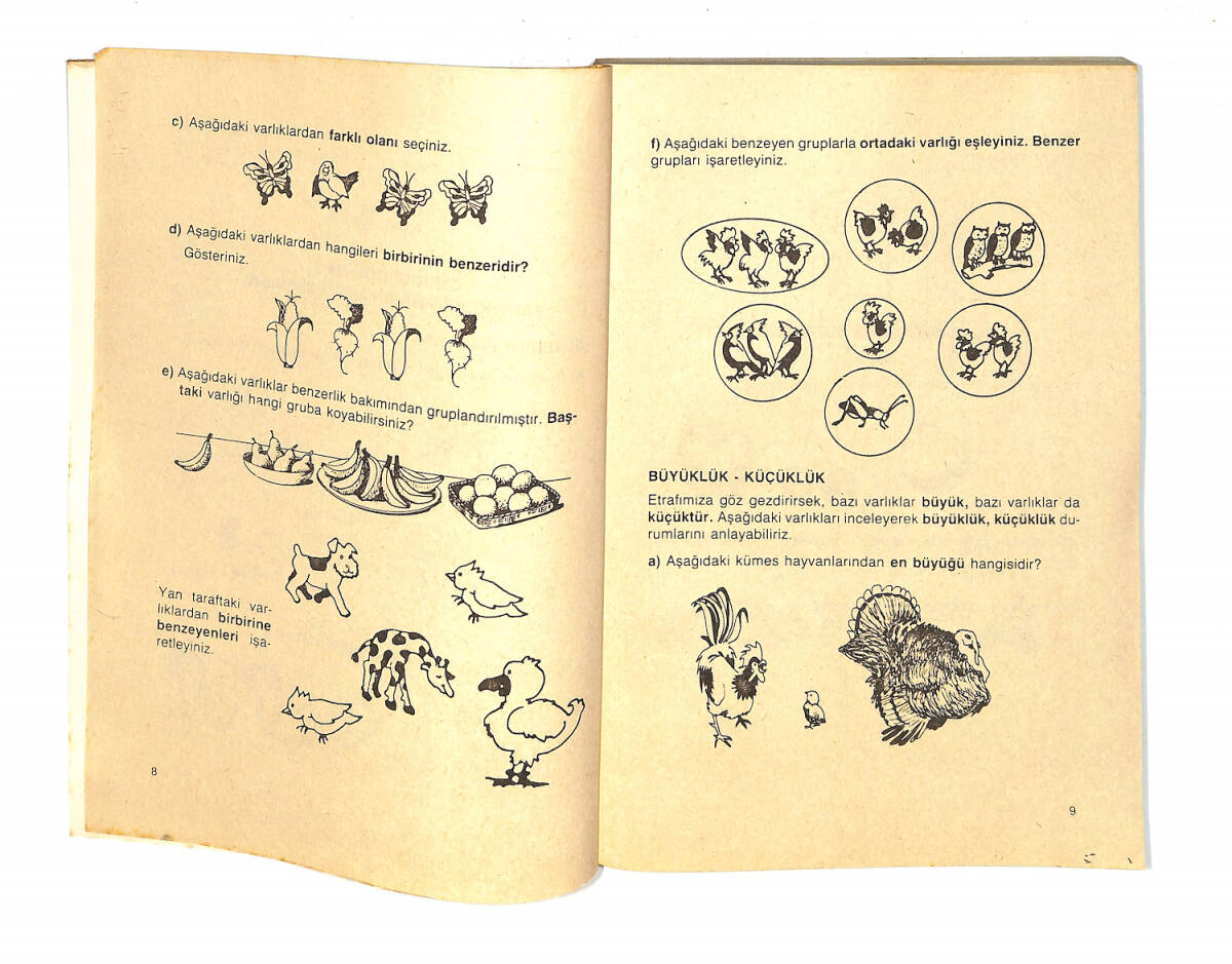 1980's İlkokul 2.Sınıf Başarı Ve Yetenekte Temel Matematik Kitabı *Çözümlü,Yanıtlı 800 Soru* NDR99635 - 2