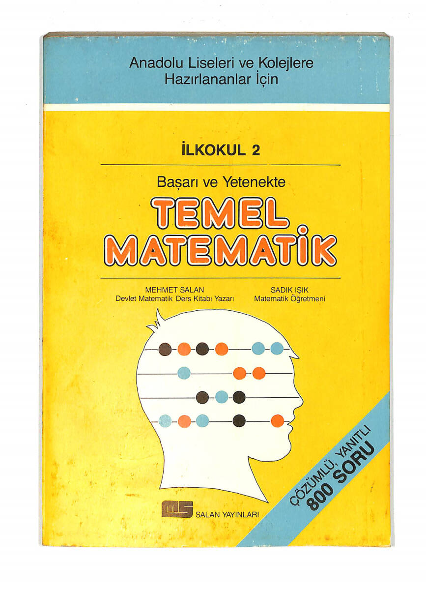 1980's İlkokul 2.Sınıf Başarı Ve Yetenekte Temel Matematik Kitabı *Çözümlü,Yanıtlı 800 Soru* NDR99635 - 4