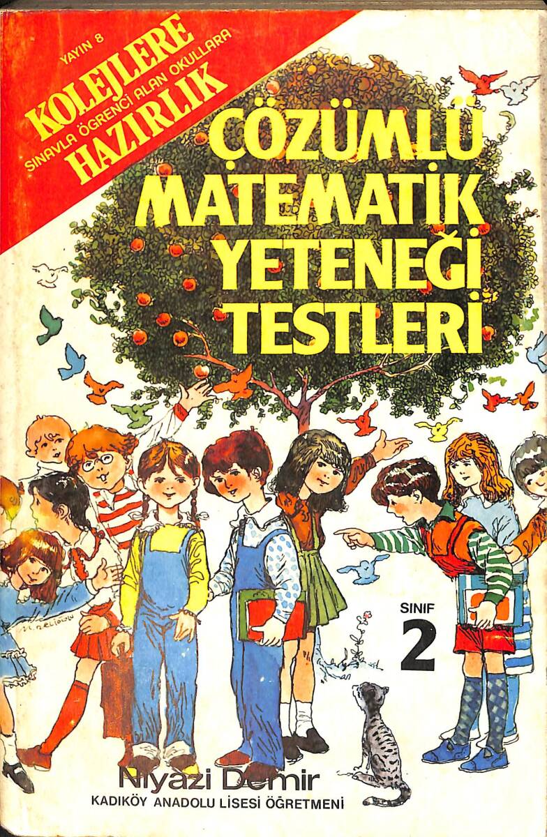 1980's İlkokul 2.Sınıf Çözümlü Matematik Yetenek Testleri NDR99911 - 4