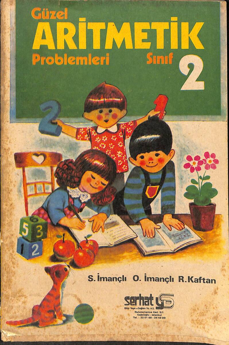 1980's İlkokul 2.Sınıf Güzel Aritmetik Problemleri Ders Kitabı NDR102070 - 1
