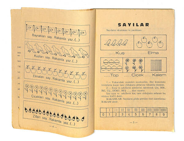 1980's İlkokul 2.Sınıf Güzel Aritmetik Problemleri Ders Kitabı NDR99824 - 2