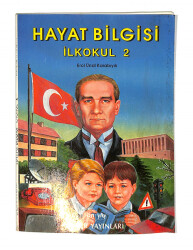 1980's İlkokul 2.Sınıf Hayat Bilgisi Ders Kitabı NDR99860 - 1