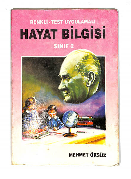 1980's İlkokul 2.Sınıf Renkli-Test Uygulamalı Hayat Bilgisi Ders Kitabı NDR99844 - 1