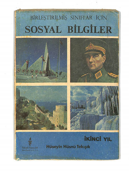 1980's İlkokul 2.Sınıf Sosyal Bilgiler Ders Kitabı NDR99825 - 1