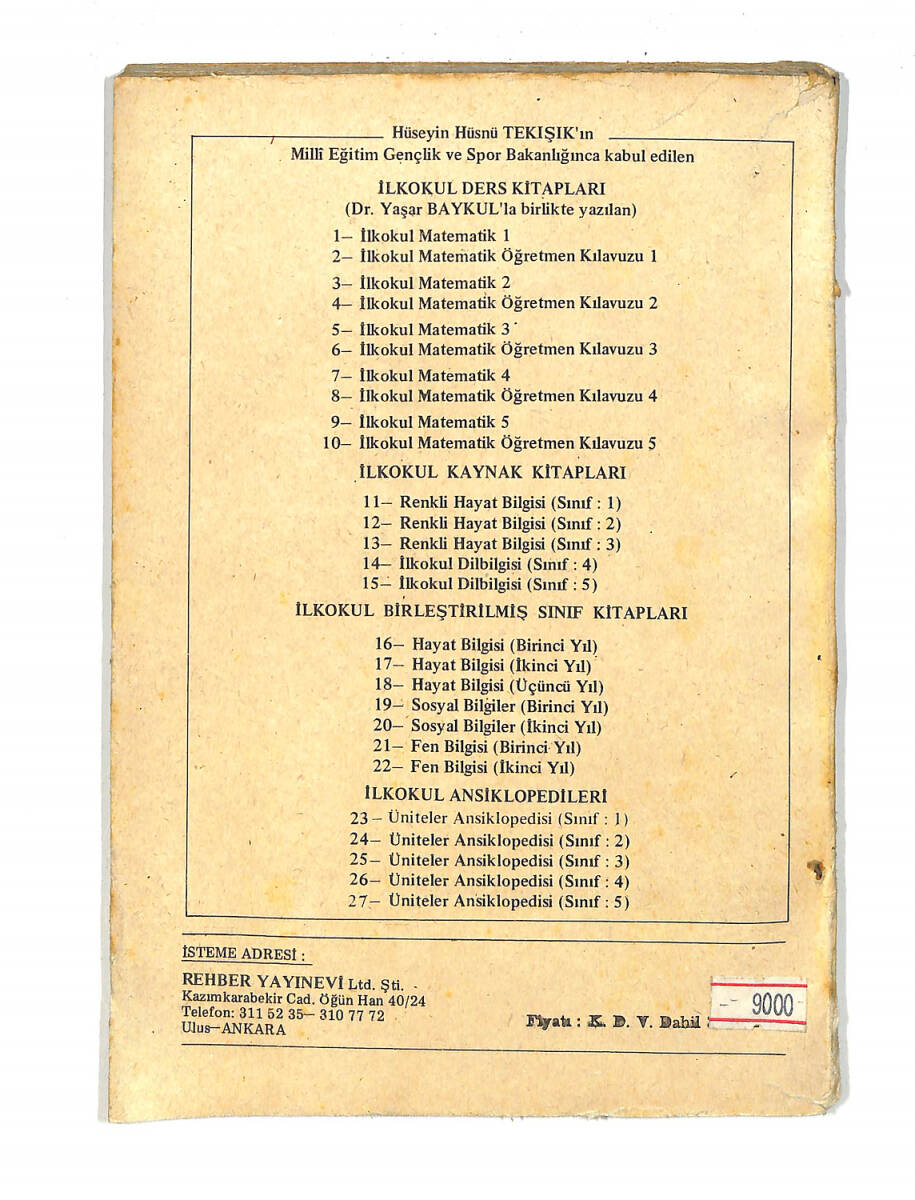 1980's İlkokul 2.Sınıf Sosyal Bilgiler Ders Kitabı NDR99825 - 3