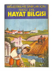 1980's İlkokul 2.Sınıf Testli Hayat Bilgisi Ders Kitabı NDR99861 - 4