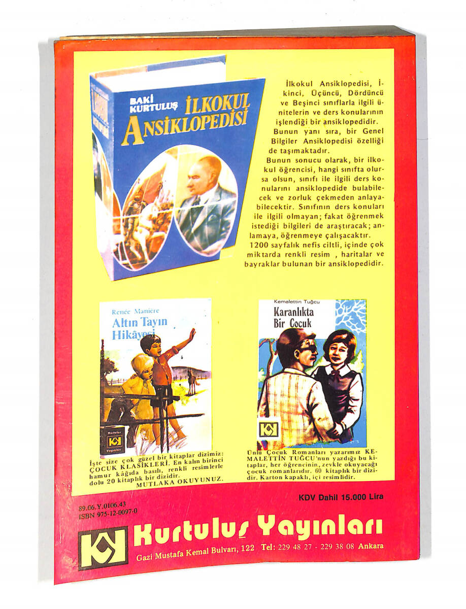 1980's İlkokul 3.Sınıf Ansiklopedisi NDR99659 - 3