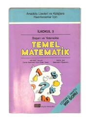 1980's İlkokul 3.Sınıf Başarı Ve Yetenekte Temel Matematik Kitabı *Çözümlü,Yanıtlı 900 Soru* NDR99671 - 4