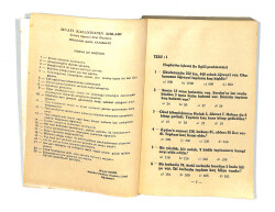 1980's İlkokul 3.Sınıf Çözümlü Matematik Yeteneği Testleri Kitabı NDR99672 - 2