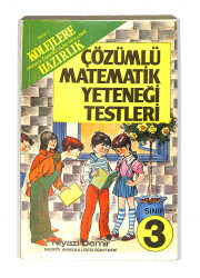 1980's İlkokul 3.Sınıf Çözümlü Matematik Yeteneği Testleri Kitabı NDR99672 - 4