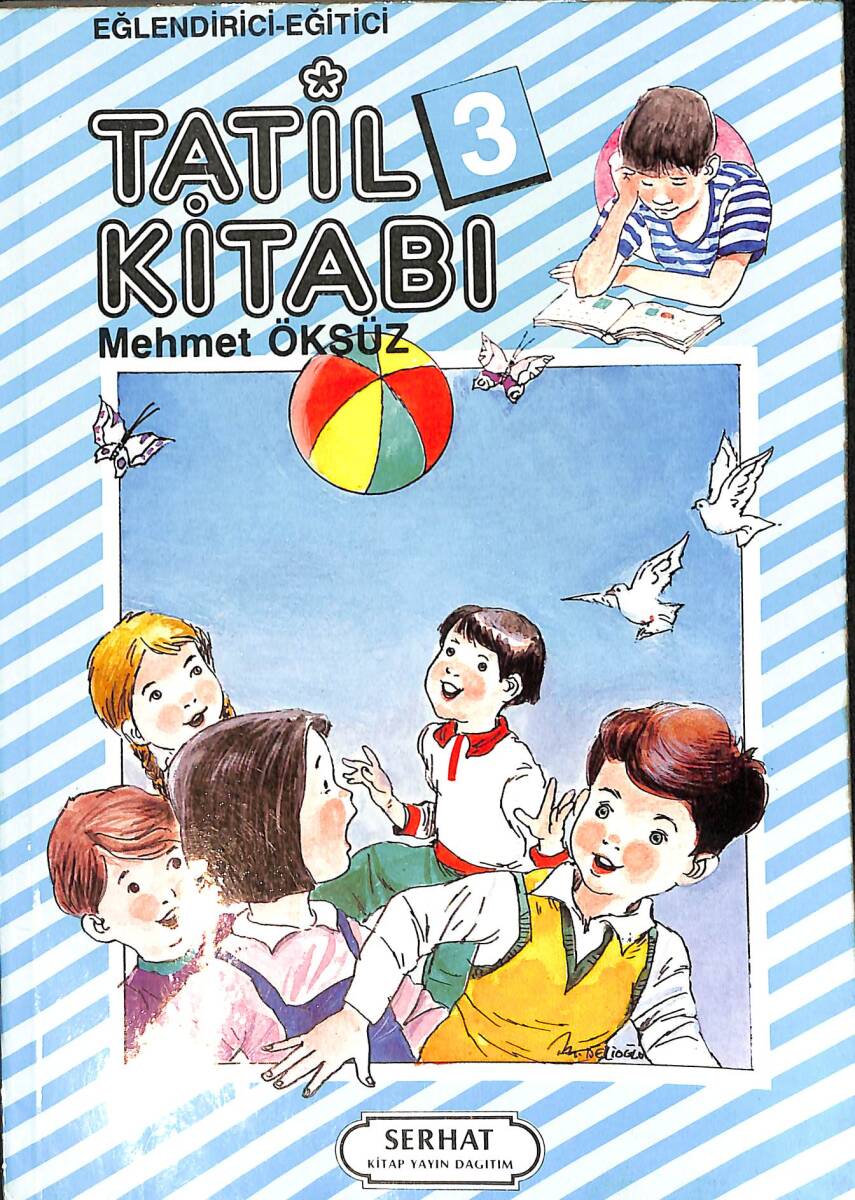 1980's İlkokul 3.Sınıf Eğlendirici-Eğitici Tatil Kitabı NDR101196 - 1