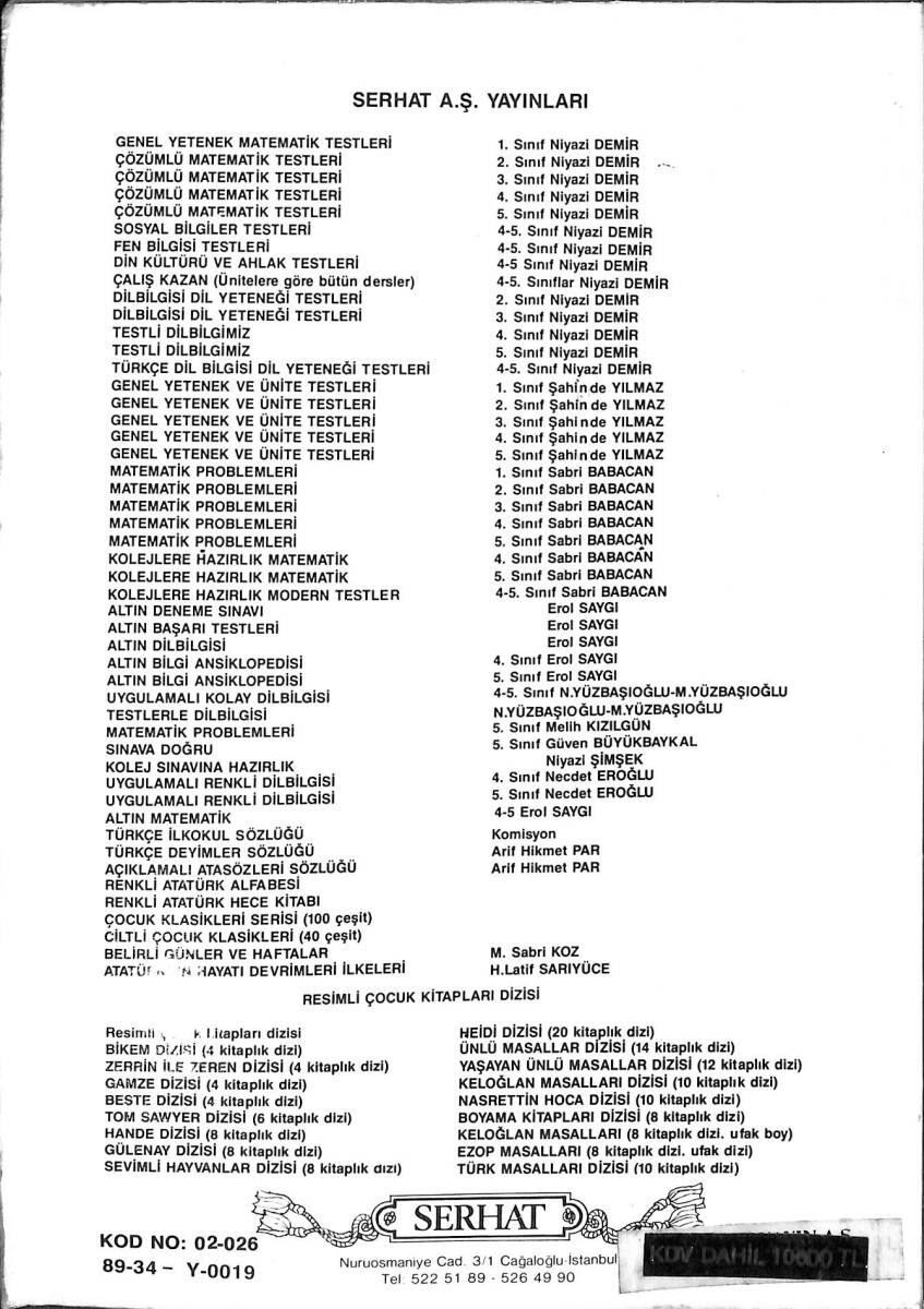 1980's İlkokul 3.Sınıf Eğlendirici-Eğitici Tatil Kitabı NDR101196 - 3
