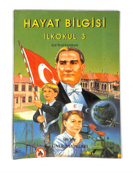 1980's İlkokul 3.Sınıf Hayat Bilgisi Ders Kitabı NDR99859 - 1