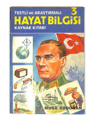 1980's İlkokul 3.Sınıf Hayat Bilgisi Kaynak Kitabı NDR99828 - 4