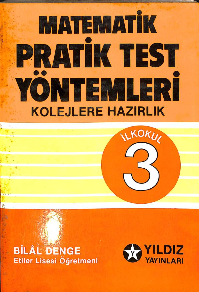 1980's İlkokul 3.Sınıf Matematik Pratik Test Yöntemleri Kolejlere Hazırlık NDR99914 - 1