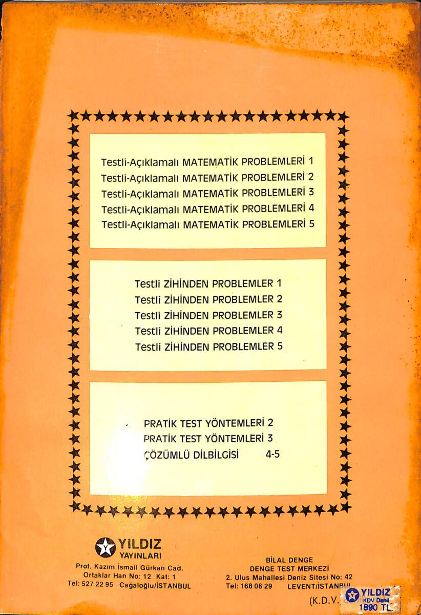 1980's İlkokul 3.Sınıf Matematik Pratik Test Yöntemleri Kolejlere Hazırlık NDR99914 - 3