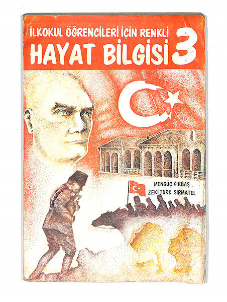 1980's İlkokul 3.Sınıf Renkli Hayat Bilgisi Ders Kitabı NDR99846 - 4