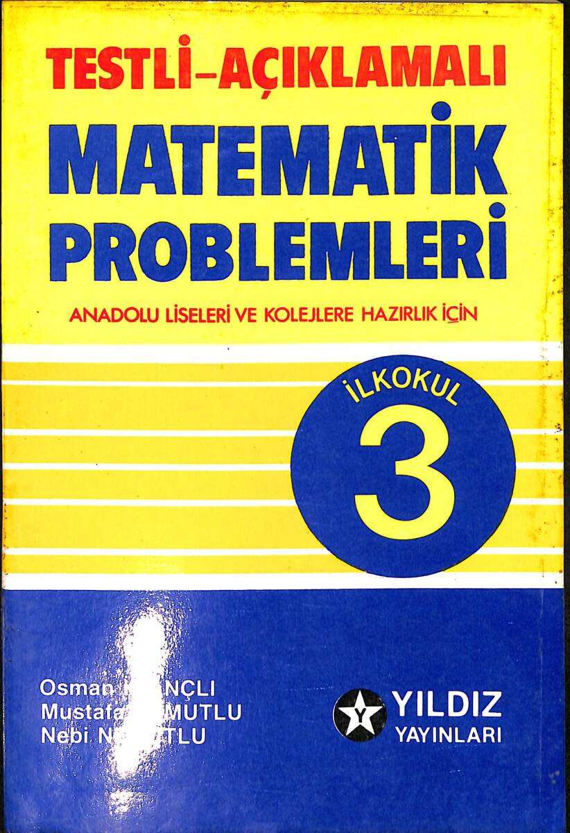 1980's İlkokul 3.sınıf Testli Açıklamalı Matematik Problemleri NDR99892 - 4