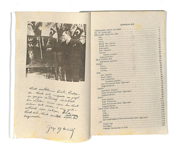 1980's İlkokul 4-5.Sınıf Temel Dilbilgisi Ders Kitabı NDR99685 - 2