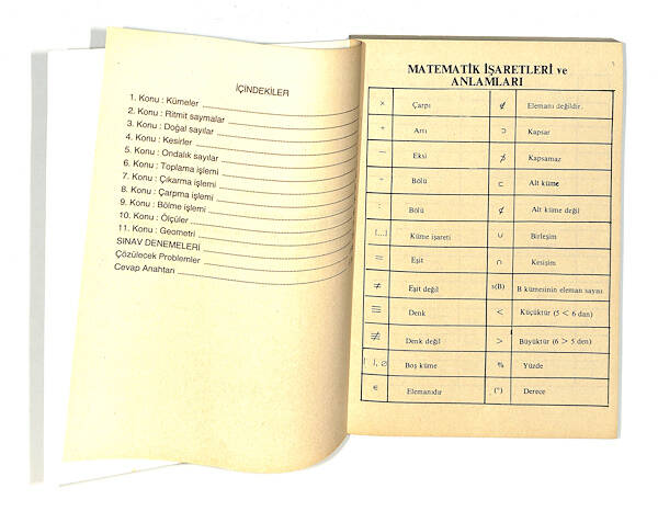 1980's İlkokul 4.Sınıf Konularla Adım Adım Sınava Doğru Problem Kitabı NDR99710 - 2