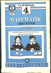 1980's İlkokul 4.Sınıf Matematik Ders Kitabı NDR99997 - Gökçekoleksiyon