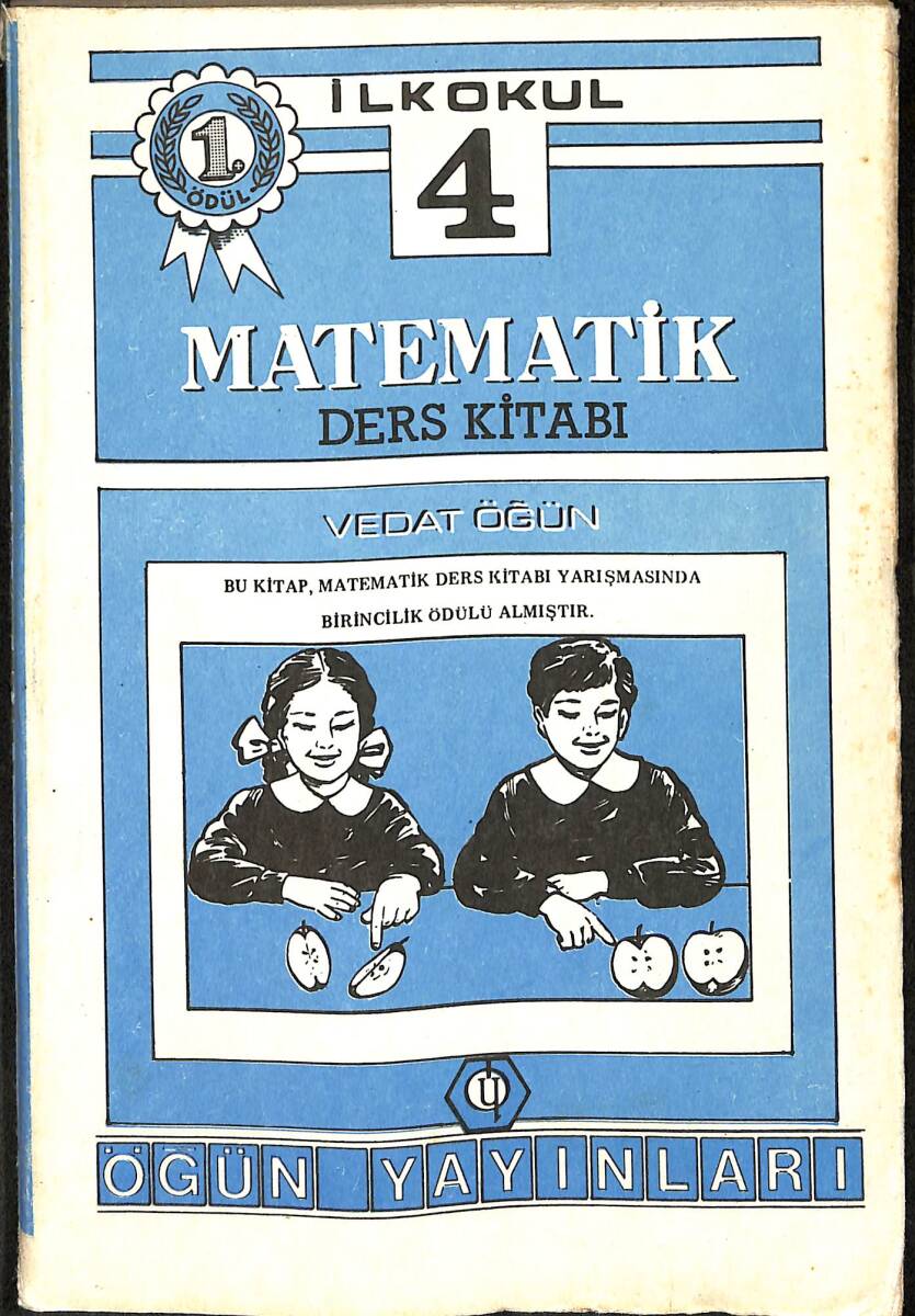 1980's İlkokul 4.Sınıf Matematik Ders Kitabı NDR99997 - 1