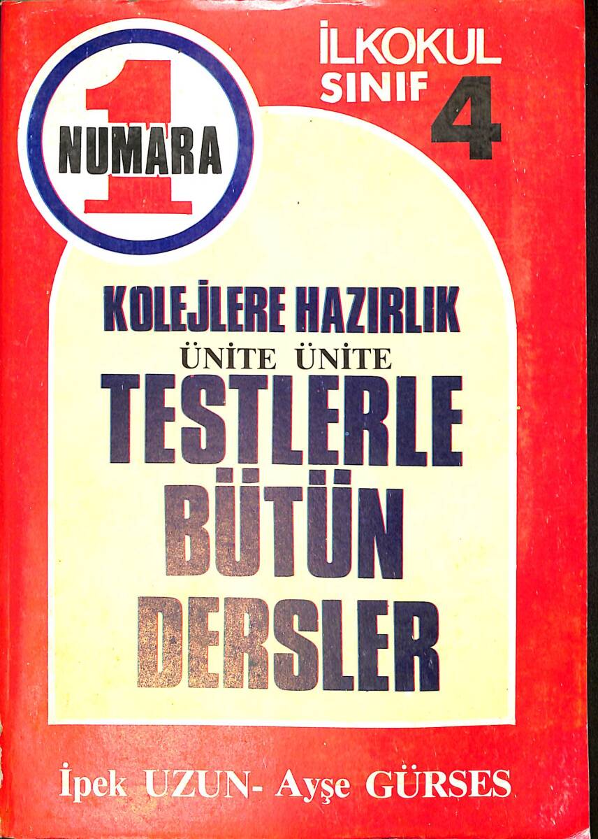 1980's İlkokul 4.Sınıf Testlerle Bütün Dersler NDR99952 - 1