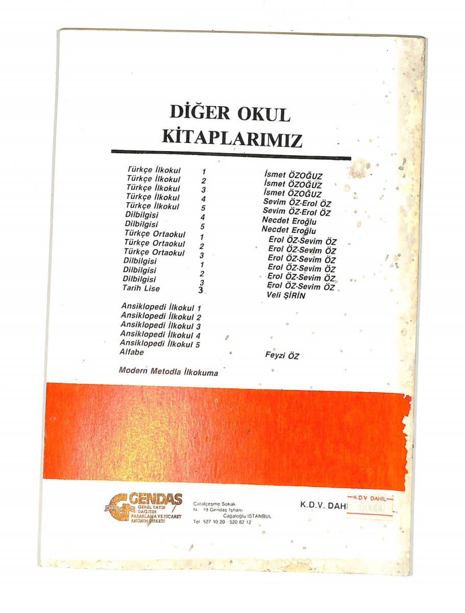 1980's İlkokul 4.Sınıf Testli-Uygulamalı Dilbilgisi Ders Kitabı NDR99664 - 3