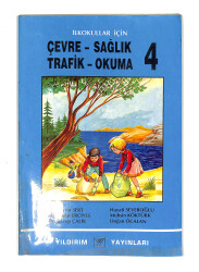 1990's İlkokul 4.Sınıf Çevre-Sağlık-Trafik-Okuma Ders Kitabı NDR99662 - 4