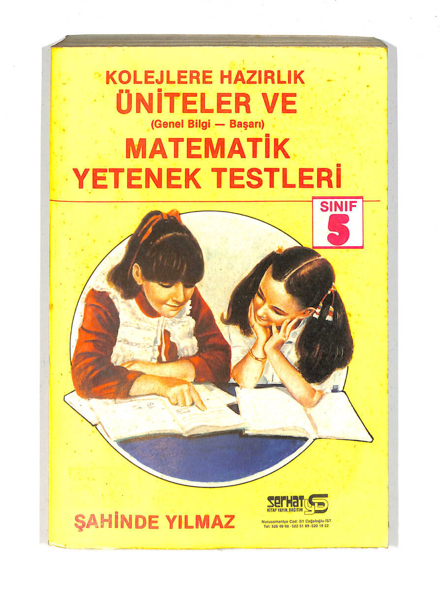 1980's İlkokul 5.Sınıf Kolejlere Hazırlık Üniteler Ve Matematik Yetenek Testleri Kitabı NDR99694 - 1