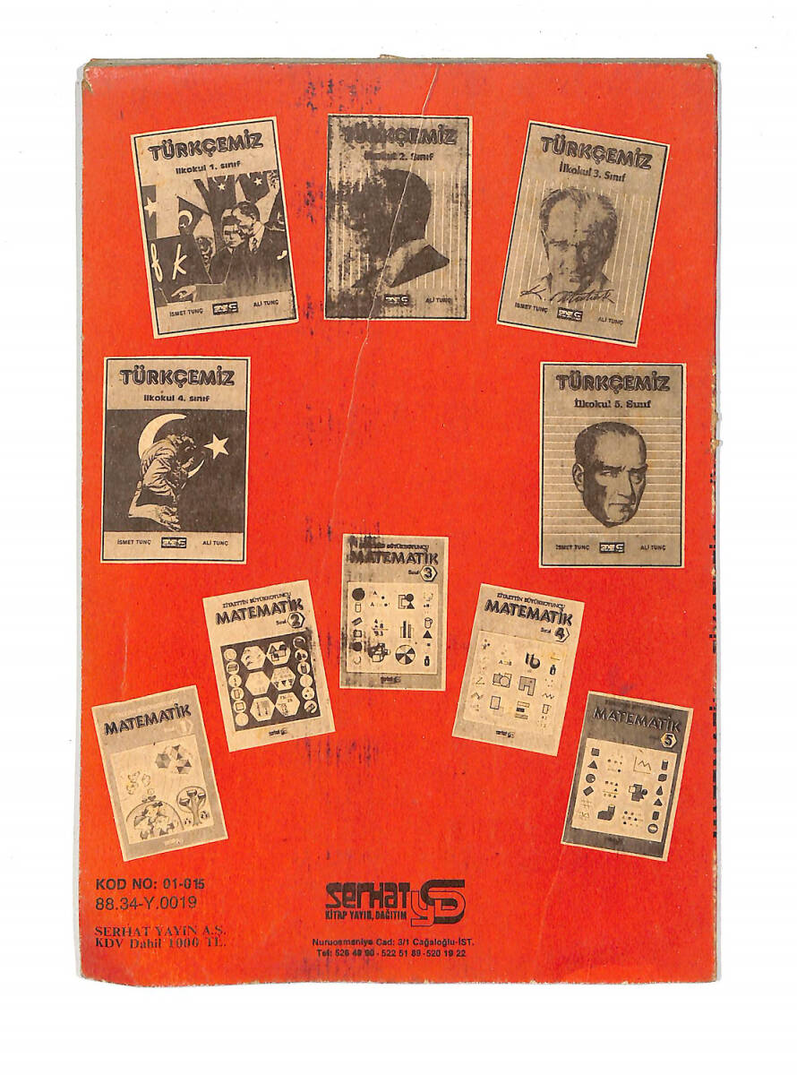 1980's İlkokul 5.Sınıf Matematik Ders Kitabı NDR99688 - 3