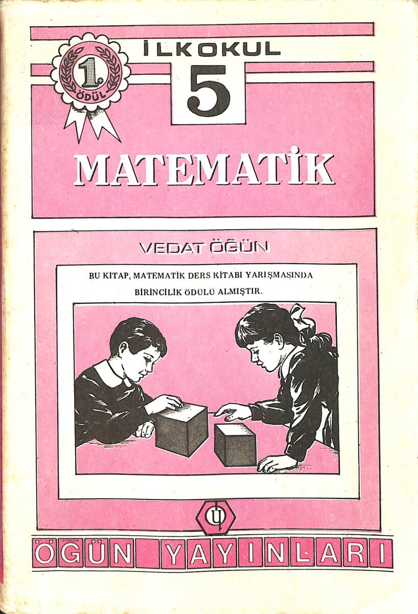 1980's İlkokul 5.Sınıf Matematik Ders Kitabı NDR99995 - 4