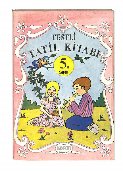 1980's İlkokul 5.Sınıf Testli Tatil Kitabı NDR99705 - 4