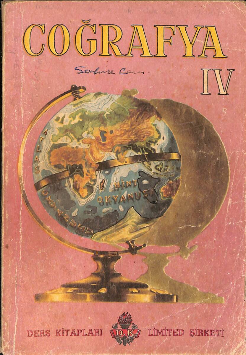 1980's İlkokul Coğrafya 4.Sınıf Ders Kitabı NDR101005 - 1