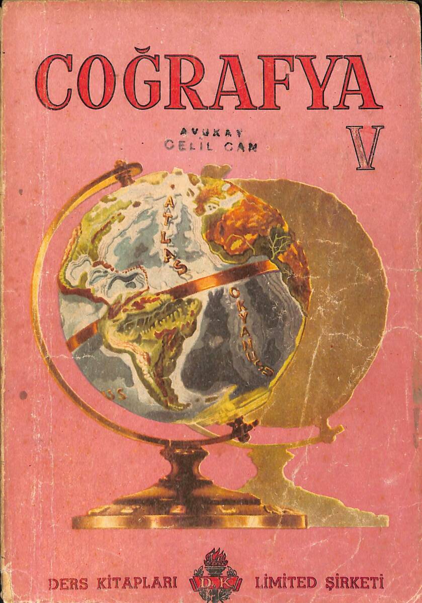 1980's İlkokul Coğrafya 5.Sınıf Ders Kitabı NDR100992 - 1