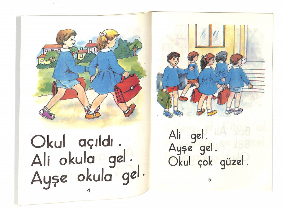 1980's İlkokul İlkokuma En Güzel Alfabe Kitabı NDR99849 - 2