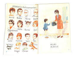 1980's İlkokul Kolay Alfabe Kitabı NDR99847 - 2
