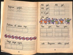 1980's İlkokuma-Yazma Alıştırma Kitabı 2 NDR101089 - 2