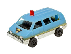 1980's Kabuk Plâstik Oyuncak Polis Aracı AOB5196 - 1