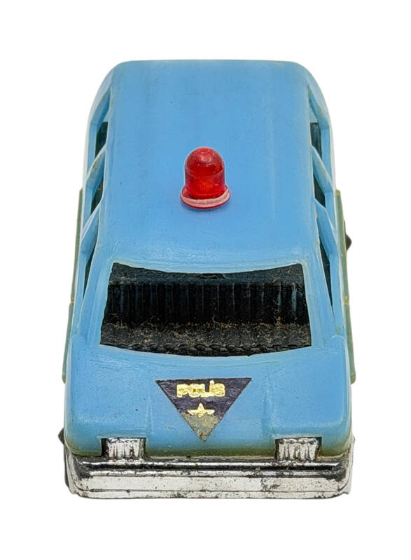 1980's Kabuk Plâstik Oyuncak Polis Aracı AOB5196 - 2